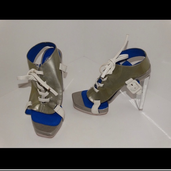 Jeffrey Campbell Ibiza last mirror heels - Picture 2 of 3